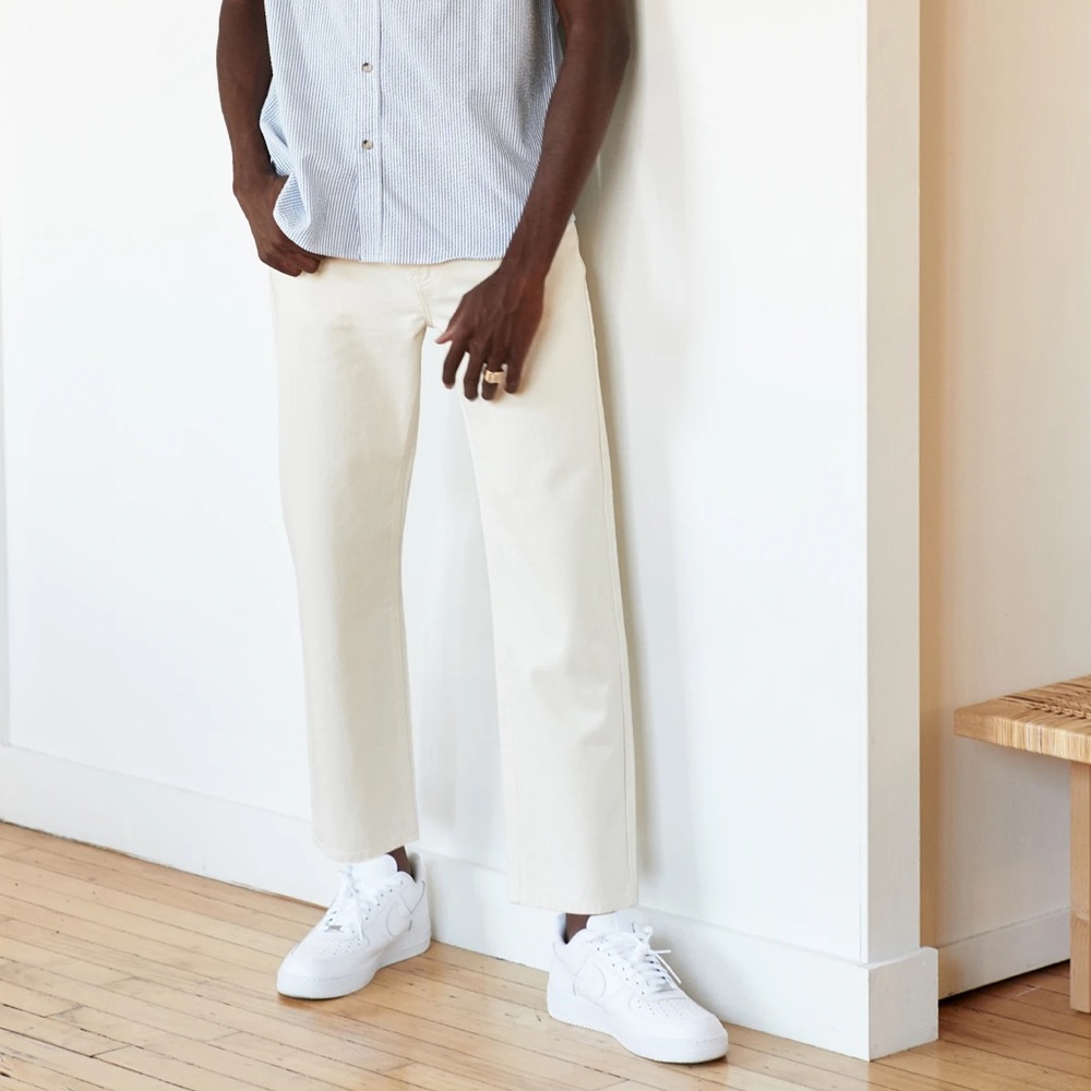 Kotn cream trousers